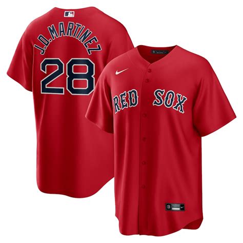 men's boston red sox nike red alternate replica custom jersey|boston red sox jersey.